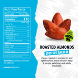 Wild Fox Roasted Almonds - Healthy Plant-Based Snack Made With Pure Avocado Oil And No Added Sugar Or Seed Oils Ideal For Keto, Paleo, Vegan