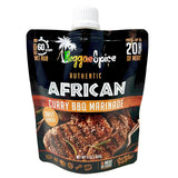 Reggae Spice African Curry BBQ Marinade | 60-Second Authentic Wet Rub Seasoning Sauce for Cooking Meats | Gluten Free, Vegan, and Keto Friendly | 11