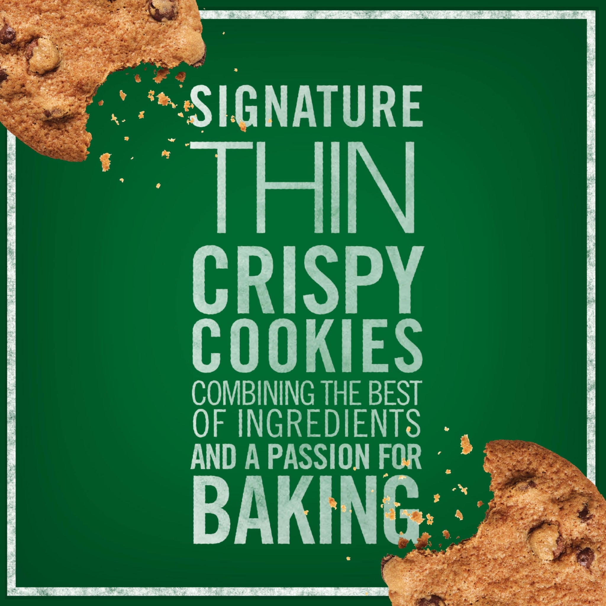 Tate's Bake Shop Mint Chocolate Chip and Chocolate Chip Cookies Variety Pack, 4 Bags