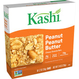 Kashi, Chewy Granola Bars, Peanut Peanut Butter, Vegan, 7.4oz Box (6 Count)