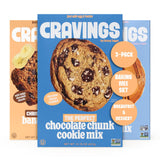 Cravings by Chrissy Teigen 3-Pack Baking Mix Set - Includes Banana Bread Mix, Chocolate Chip Cookie Mix, Mochi Pancake & Waffle Mix