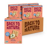 Back to Nature Gluten Free Multi-Seed Rice Thin Crackers, Non-GMO, Vegan Friendly Snack Cracker, Made with Whole Grain Brown Rice Flour, 4 oz Box