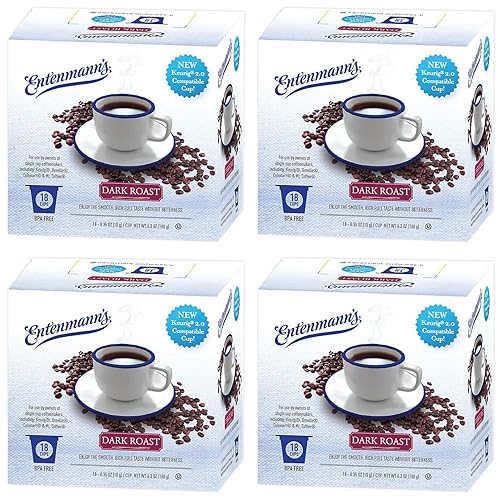 Entenmann's Single Serve Coffee, 4/18 count boxes (72 total) (Dark Roast)
