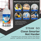 Steam & Go Multi-Purpose Cleaner Spray with Oxy Power for Multi-Surfaces - Removes Stains, Eliminates Odors, & Degreases - Orange Scent, 32 oz