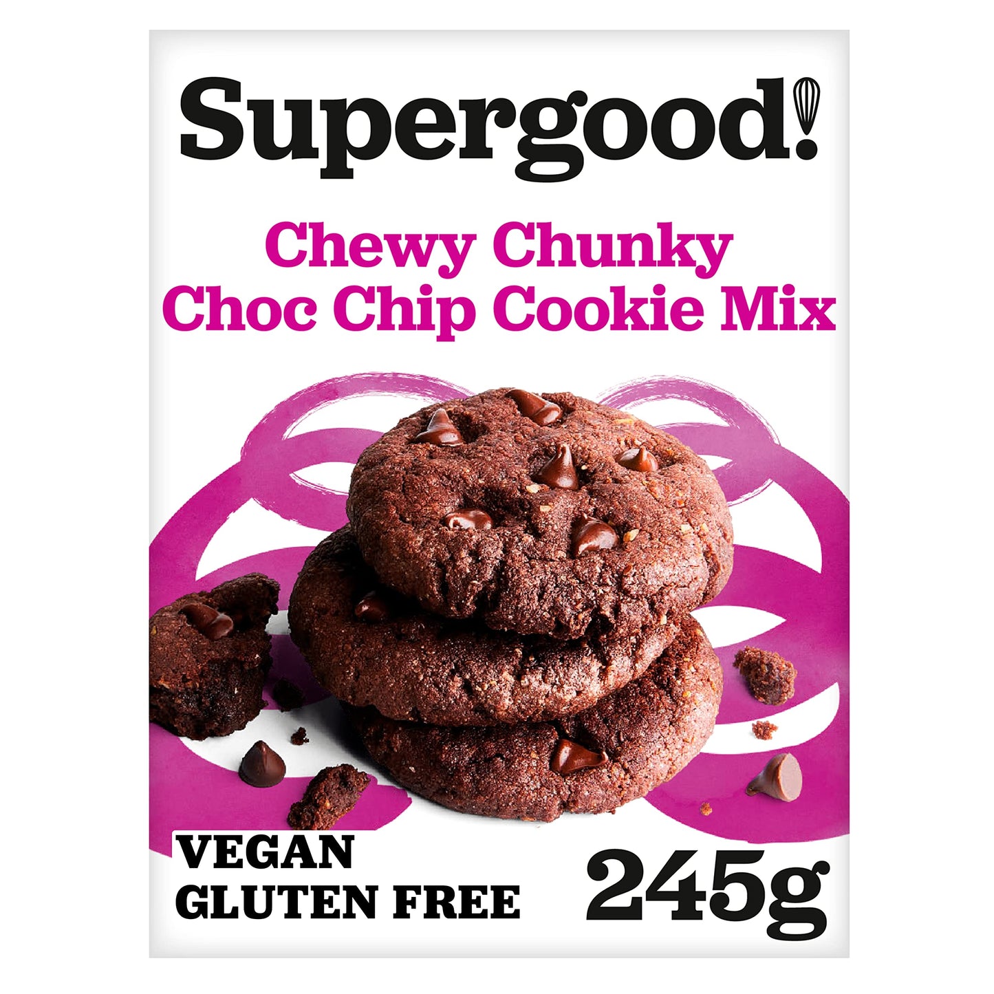 Supergood Chewy Chunk Chocolate Chip Cookie Mix, 245 GR