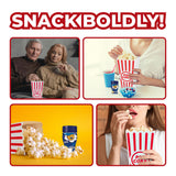 Movie Night Popcorn Gift Basket with White Cheddar - Perfect for a Cozy and Fun Evening at Home or the Theater with Family and Friends