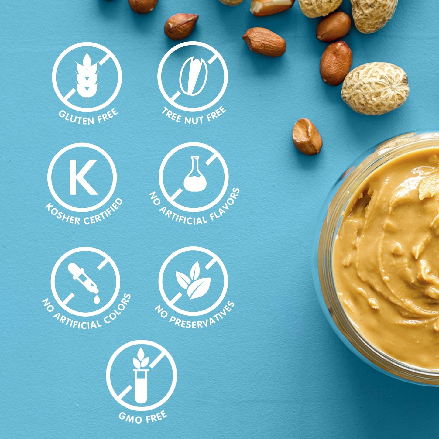 SKIPPY Peanut Butter, Creamy, 7 g protein per serving, 80 oz.