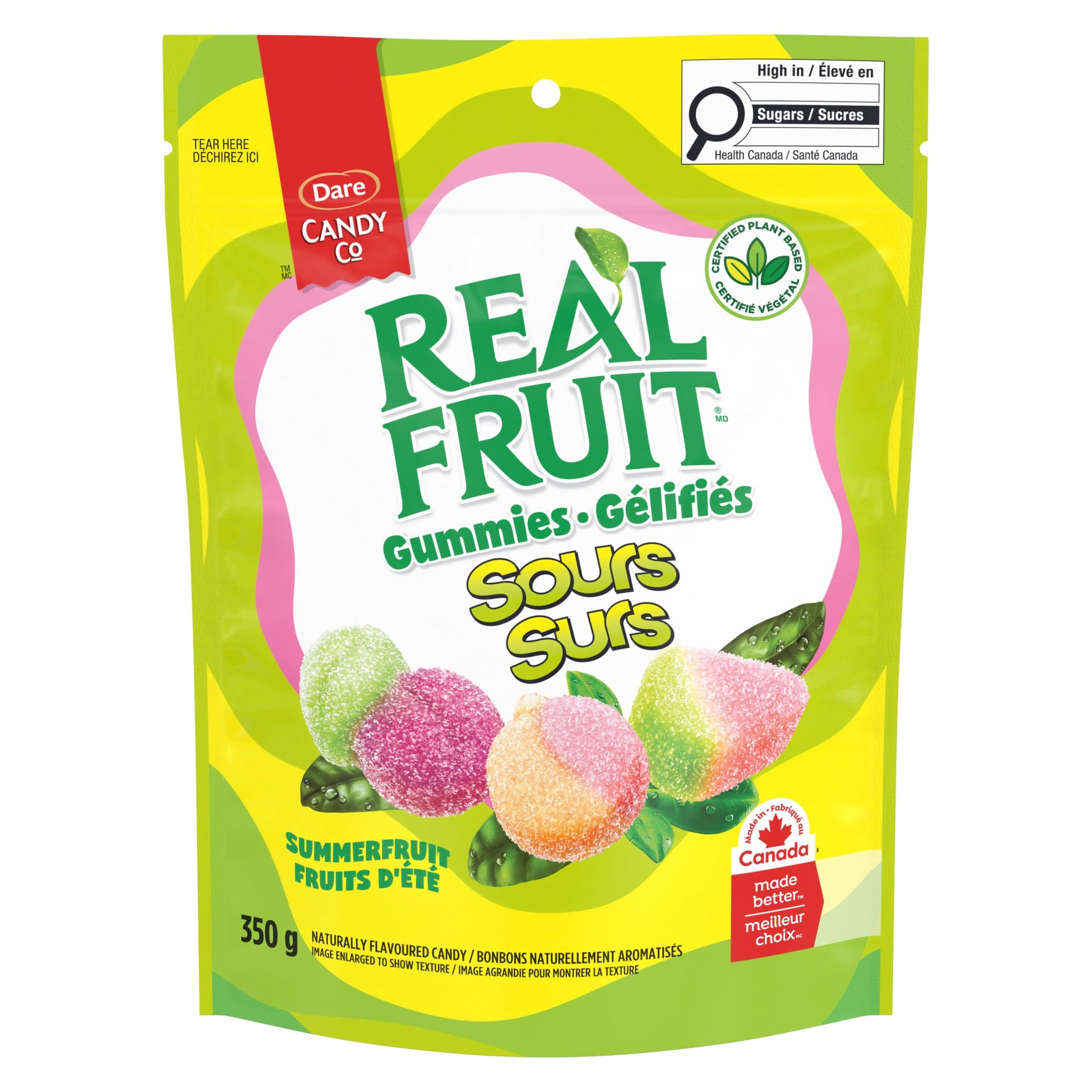 REALFRUIT Sours Summerfruit Burst Candy, Sours, 350 Grams