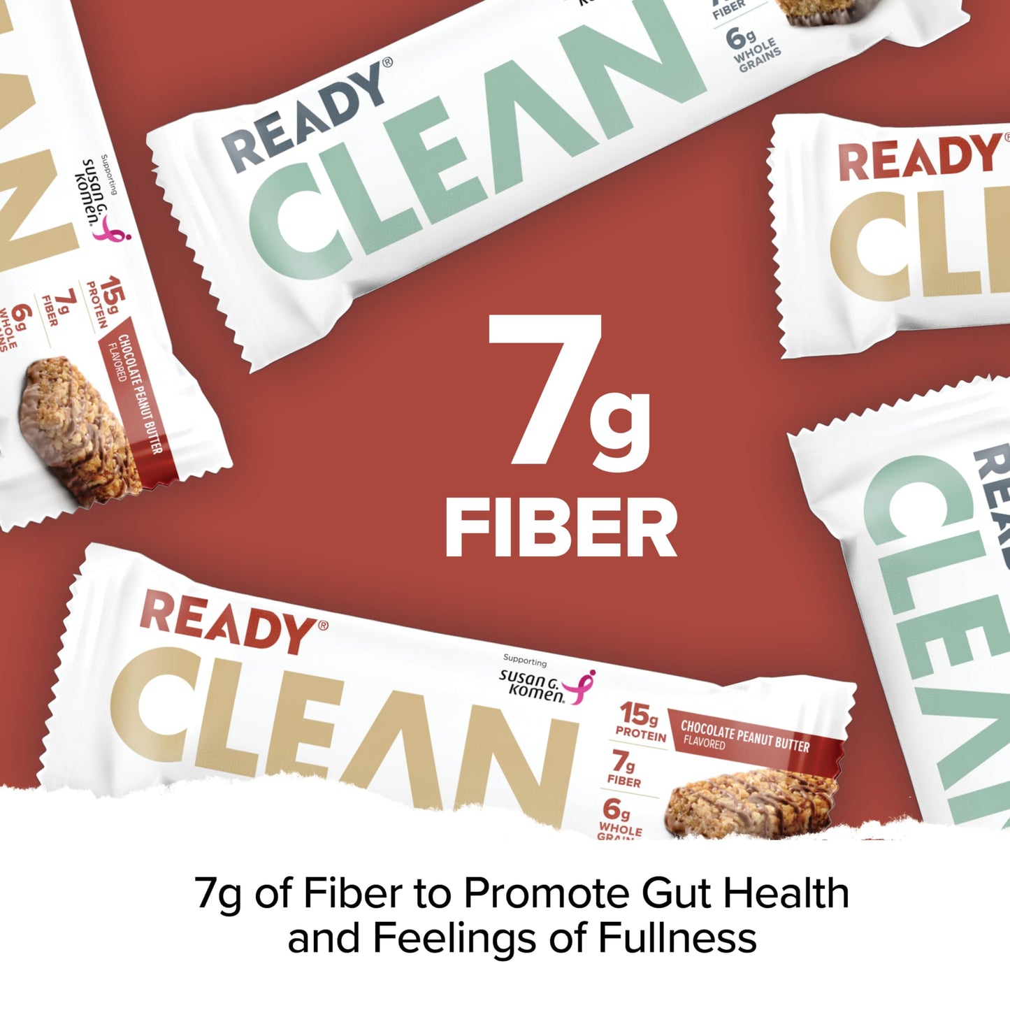 Ready® Protein Bars Twin Pack - High-Protein Snack with 15g Whey Protein, With Flaxseeds and Omega-3s for Sustained Energy, Supports Lean Muscle