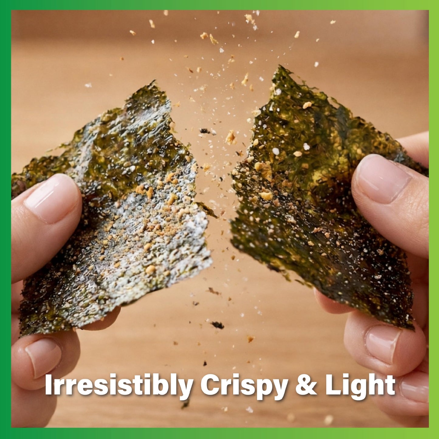 Jayone Roasted Gat Gim Seaweed Snack - Chipotle, Korean Nori Seaweed Snacks, Trayless 20 Pack, Keto Friendly, Plant Based, Low Fat, 20 x 0.14 oz