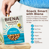 Biena Foods, Sea Salt Roasted Chickpea Snack, 5 Ounce