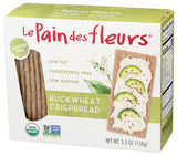 Le Pain des Fleurs Crispbread, Buckwheat, 5.3 ounce