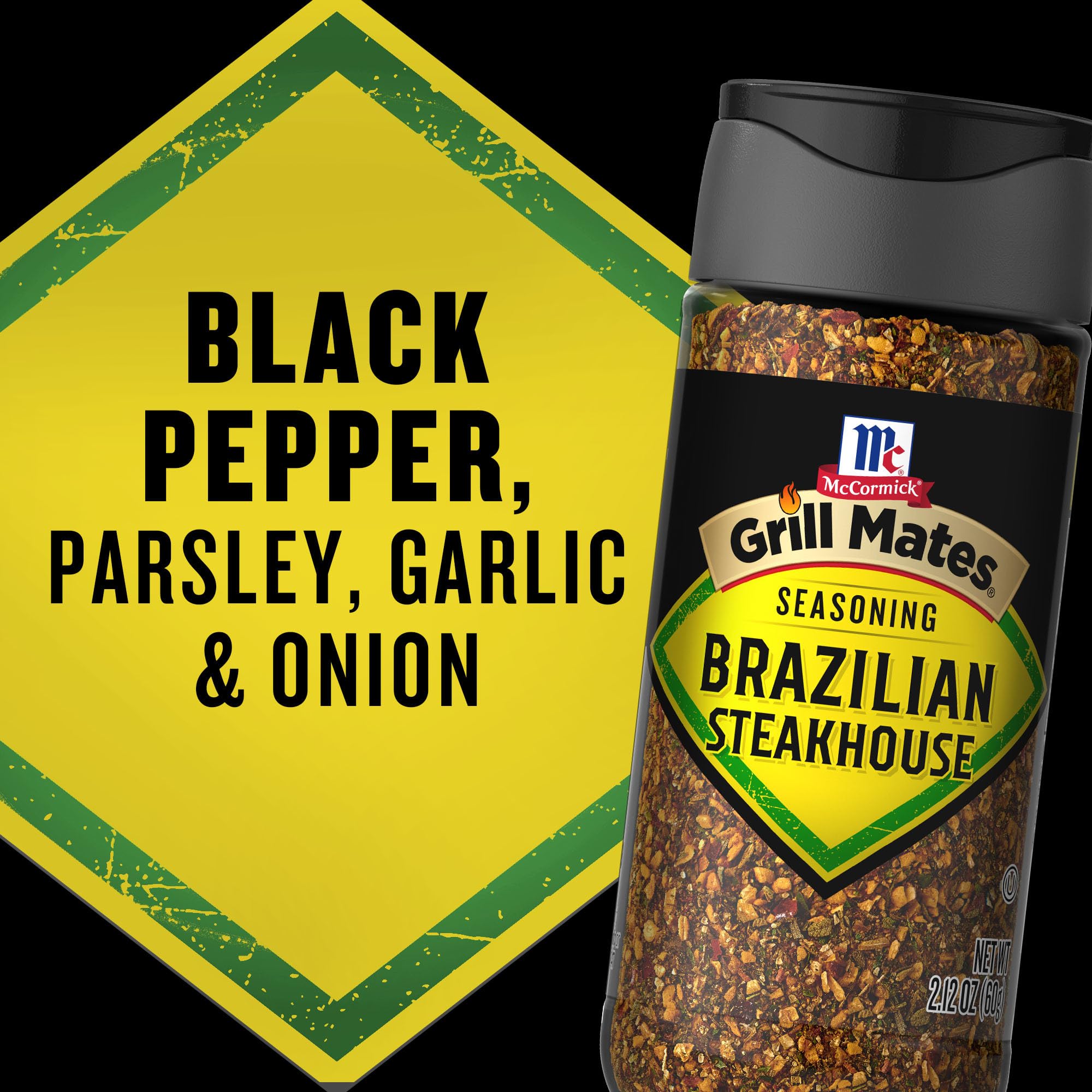 McCormick Grill Mates Brazilian Steakhouse Seasoning, 2.12 oz