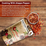NY SPICE SHOP Aleppo Pepper - 5 Pound Crushed Chili Aleppo Peppers Flakes - Red Aleppo Pepper Spice - Middle Eastern Aleppo Peppers Seasoning, Savory