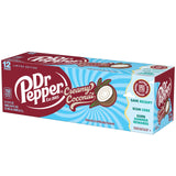 Dr Pepper Creamy Coconut Soda, 12 fl oz cans, 12 Pack