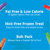 Otter Pops, Original Assorted Freezer Pops, 1oz Freeze Pops in Six Zippy Flavors, 100 Count, (85100)