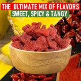 Dried Chili Pineapple Mexican Candy, 8.5 oz, Natural Soft Dry Chunks, Traditional Dulce Mexicano, Sweet and Spicy Flavor, by Don Turinos