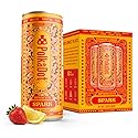 Polkadot Spark Seltzer, Strawberry Lemonade Flavor, Sparkling Drink with L-Theanine, Lion’s Mane, Ginkgo, and Green Tea, Zero Sugar Beverage, 12 FL Oz