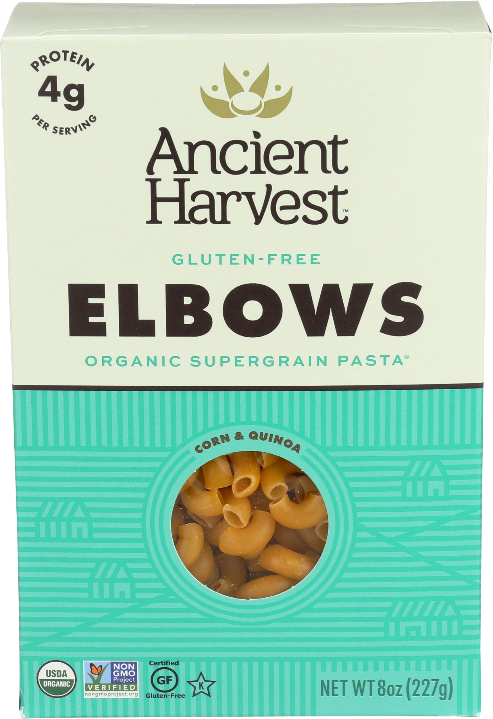 Ancient Harvest Quinoa Pasta, Elbows, 8 Ounce