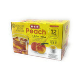HEB Iced Tea and Lemonade Single Serve Pods - 12 count (Peach Iced Tea)
