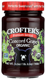 Crofters Organic Concord Grape Premium Spread, 16.5 Oz Jar