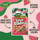 Heaven & Earth Watermelon Sour Slides Candy, 2.8 oz (6 Pack) | Sour Belts | Natural Flavors, No Artificial Colors | Made with Real Fruit Juice |