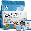 FURME Washing Machine Cleaner Tablets for Pet Owners - 24 Pack Deep Cleaning Descaler for HE Front & Top Load Washers - Removes Pet Hair Odor, Residue