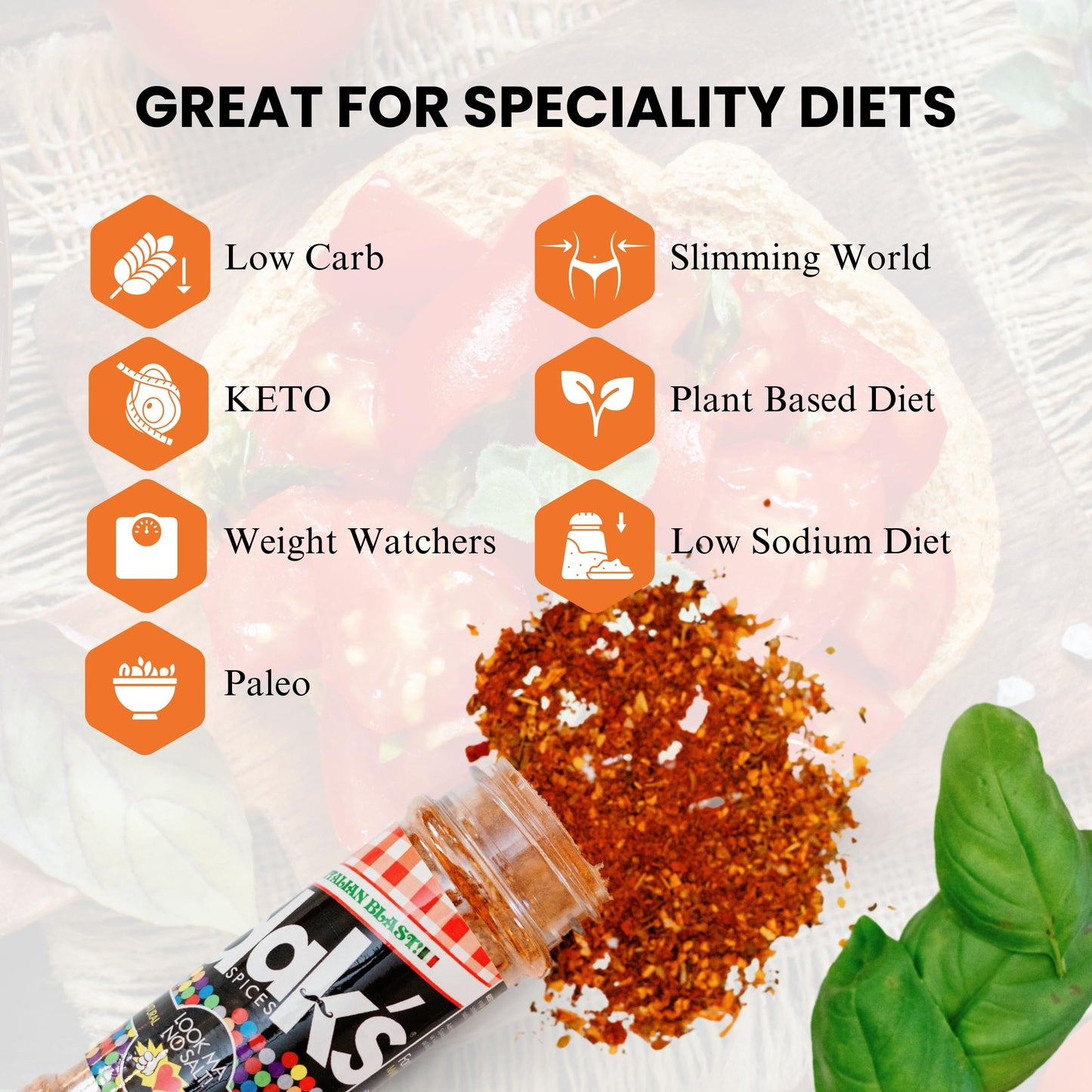 DAK's Spices 6 Pack Seasoning Blends | 100% Salt Free Spices | Premium & Healthy Seasoning | MSG Free, Preservative Free, Potassium Chloride Free |
