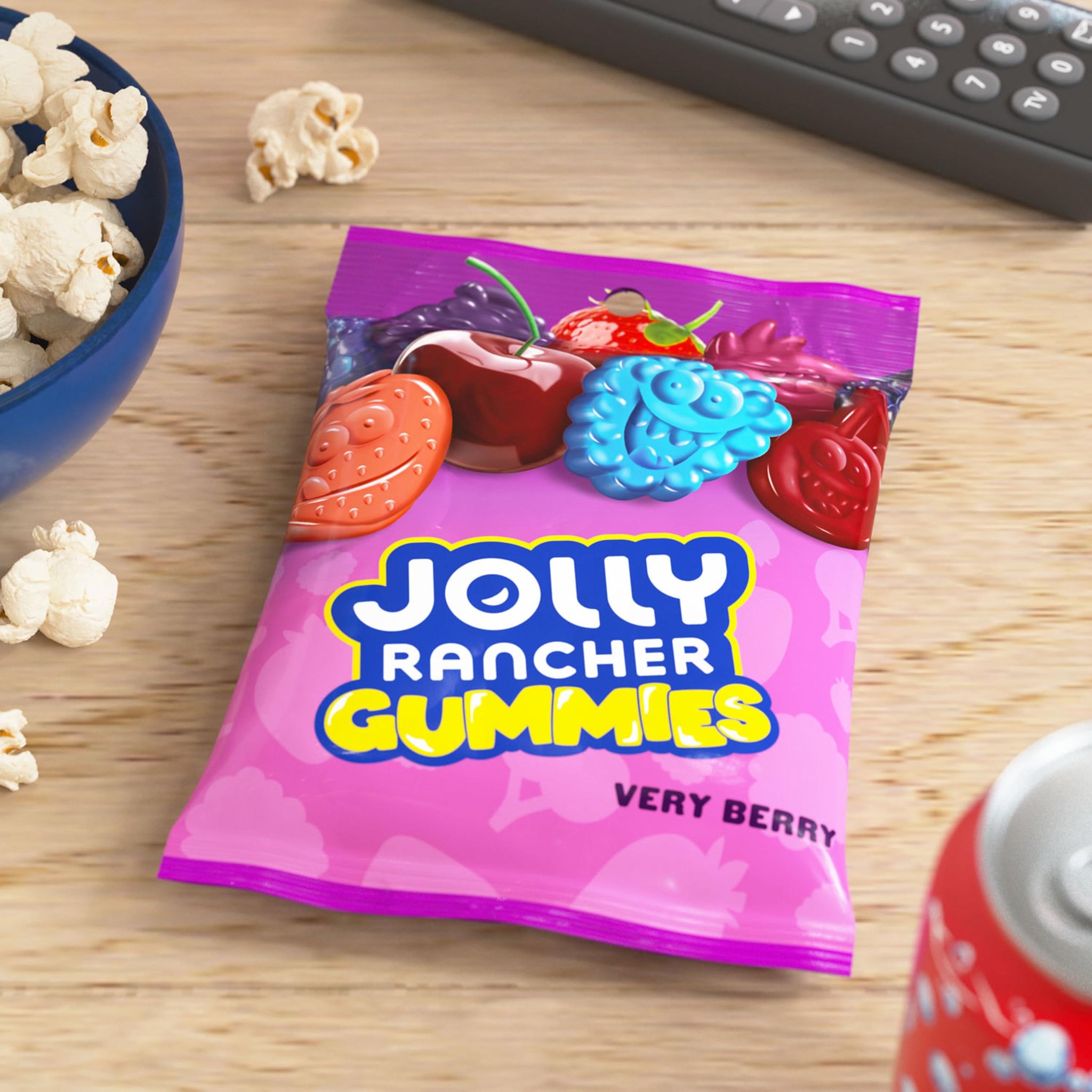 JOLLY RANCHER Gummies Very Berry Fruit Flavored Candy Bag, 6.5 oz