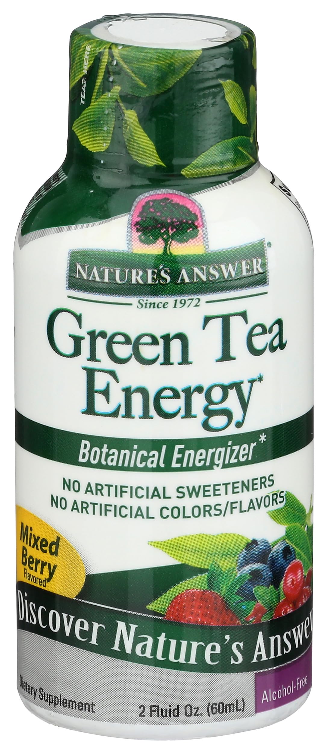 Nature's Answer Green Tea Energy Display Center Case, 12 Count