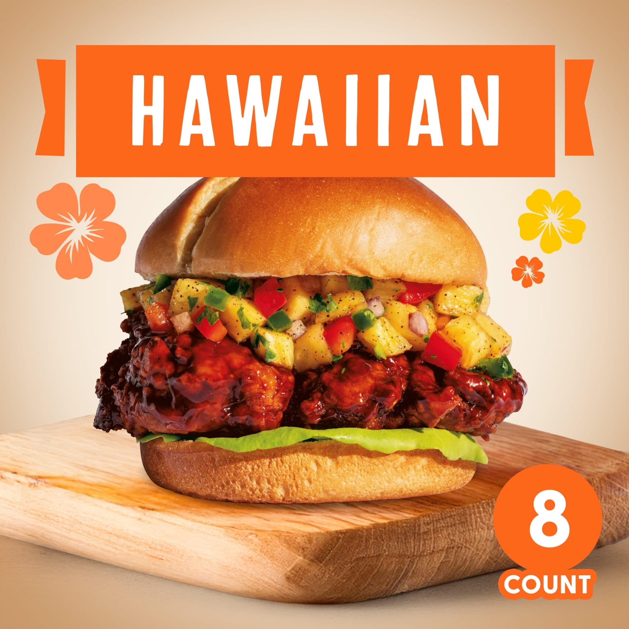 Artesano Hawaiian Bakery Buns, 8 count, (2.38 oz each), Sweet Hamburger Buns, 19 oz Bag