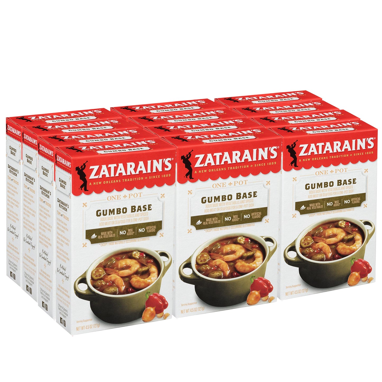 Zatarain's Gumbo Base, 4.5 oz (Pack of 12)