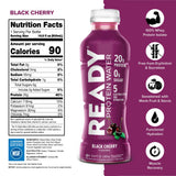 Ready® Clear Protein Water - 20g Whey Protein Isolate, Zero Sugar, Low-Calorie Sports Drink for Hydration & Recovery - Electrolytes, Essential Amino
