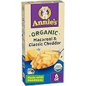 Annie's Organic Macaroni and Classic Cheddar, Made with Real Cheese, 6 oz