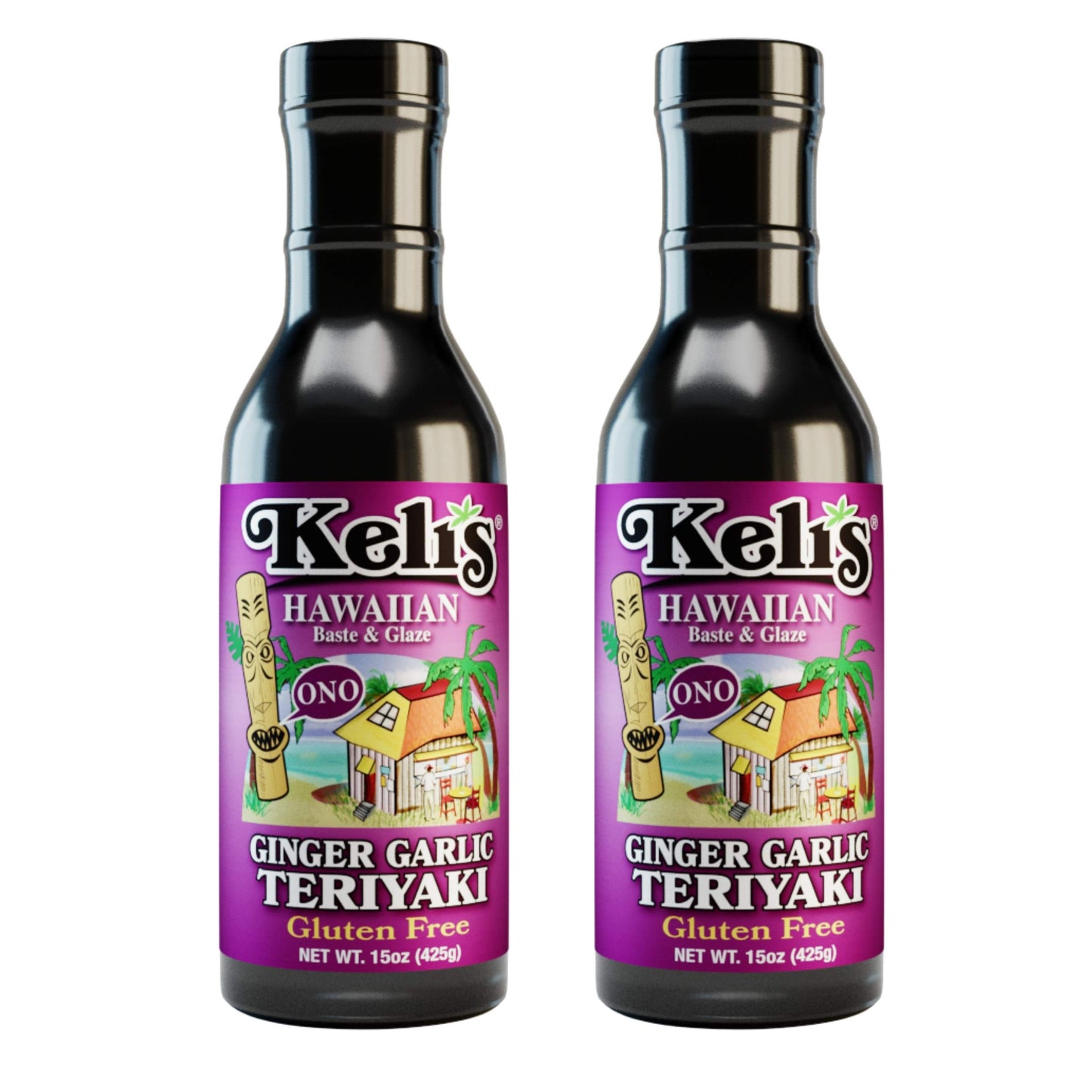 Keli's Ginger-Garlic Teriyaki Sauce. Low Sodium, Vegan & Gluten Free Kid Friendly Sauce. Flavorful Hawaiian Teriyaki Glaze and BBQ Sauce- Made