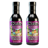 Keli's Ginger-Garlic Teriyaki Sauce. Low Sodium, Vegan & Gluten Free Kid Friendly Sauce. Flavorful Hawaiian Teriyaki Glaze and BBQ Sauce- Made
