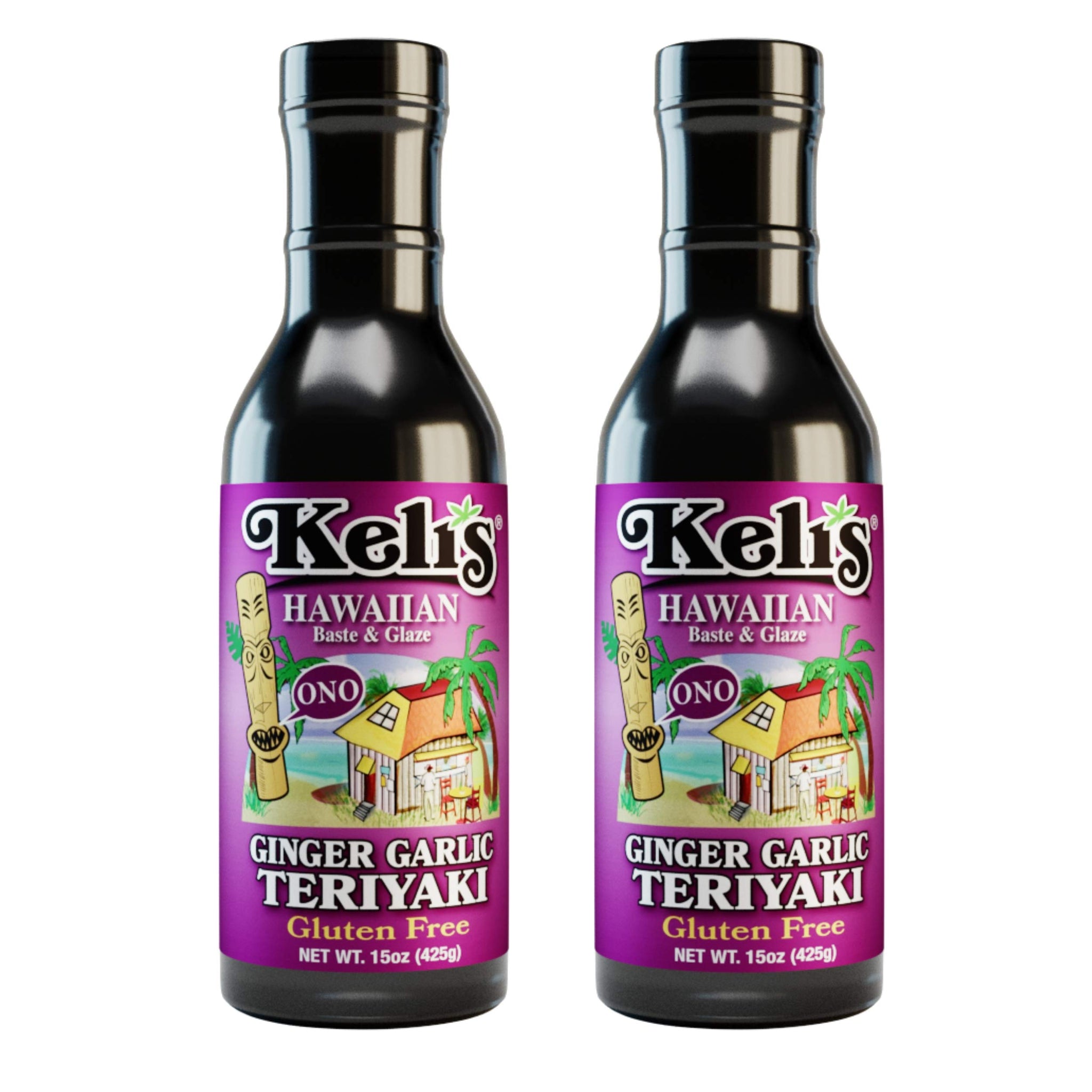 Keli's Ginger-Garlic Teriyaki Sauce. Low Sodium, Vegan & Gluten Free Kid Friendly Sauce. Flavorful Hawaiian Teriyaki Glaze and BBQ Sauce- Made