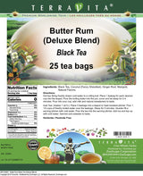 Butter Rum Black Tea (Deluxe Blend) (25 tea bags, ZIN: 534091)