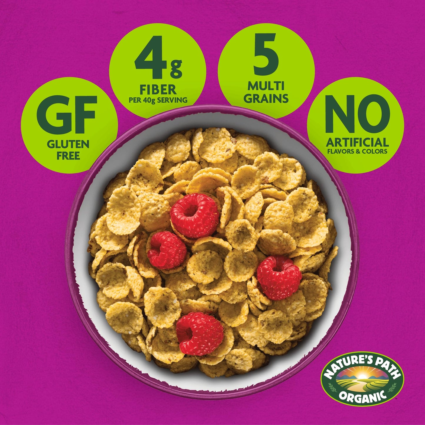 Natures Path, Cereal Mesa Sunrise Flakes Ecopack Organic, 26.4 Ounce