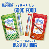 Good Warrior Beef Sticks, Jalapeno Pepper, 1 oz Sticks (8 Count), 10g Protein, 100 Calories, 0g Sugar, Grassfed & Finished Beef, Gluten Free