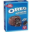 Betty Crocker OREO Lava Cake Mix, Chocolate Lava Cake Baking Mix With OREO Cookie Pieces, 8.3 oz