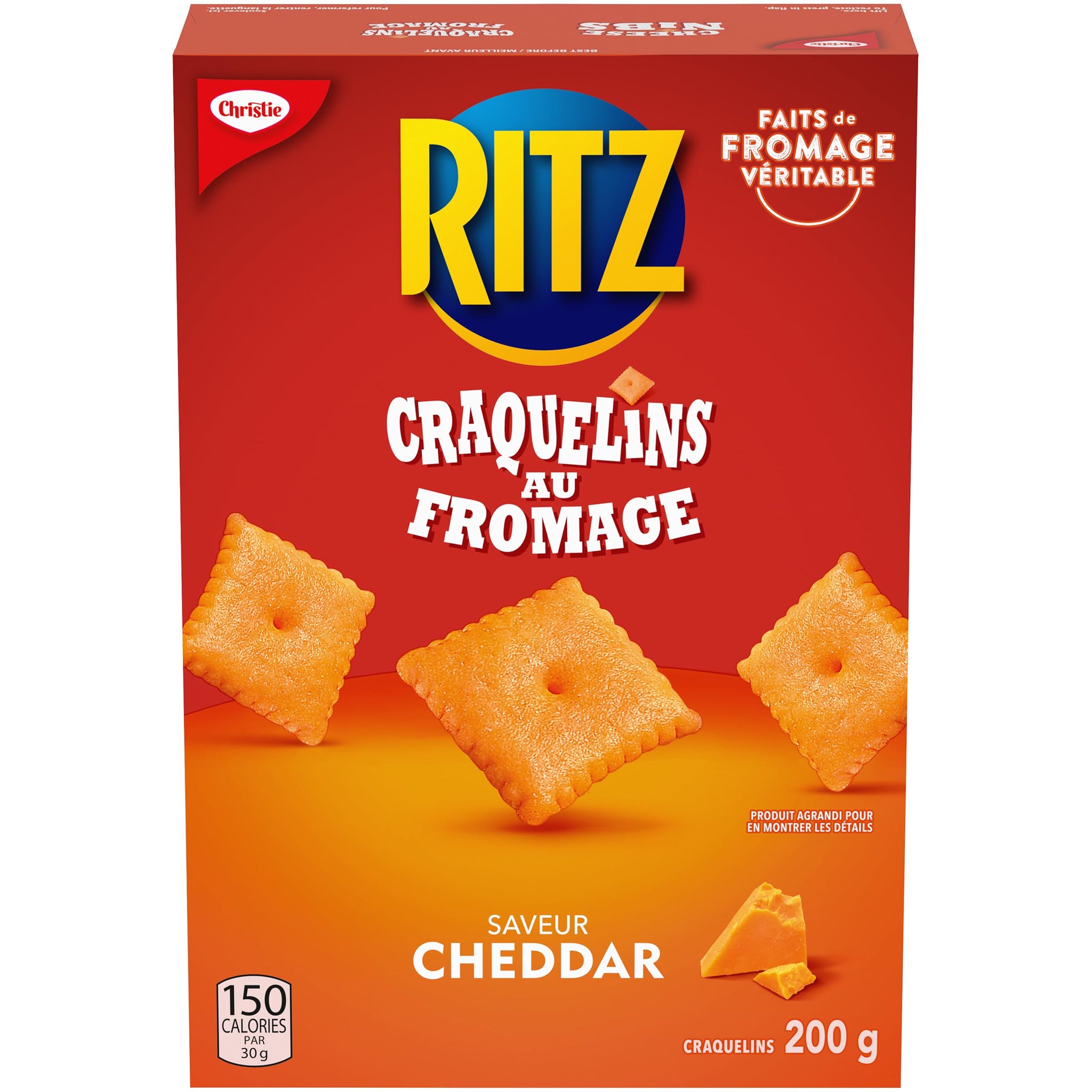 Christie Ritz Cheese Nips Crackers, 200g/7.1oz {Imported from Canada}