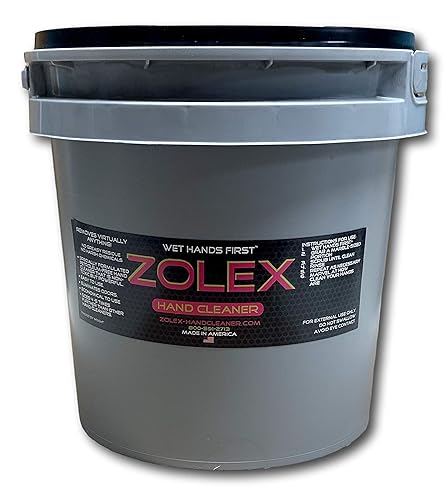 Zolex Water-Activated - Hand Cleaner for Working Hands| Stain Remover for Heavy Duty Workers | Grease Remover for Auto Mechanics - Non-Toxic Petroleum