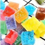 Rainbow Kohakutou Edible Gems - 250g Japanese Crystal Candy | Individually Wrapped, Vegan Gluten-Free ASMR Crispy Clusters with Chewy Centers
