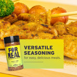 FOR REAL Zesty Zing Seasoning - Citrusy Herb Blend with Lemon, Lime & Tangerine Peel - Gluten Free, Kosher, No Seed Oils or MSG - Bright Flavor