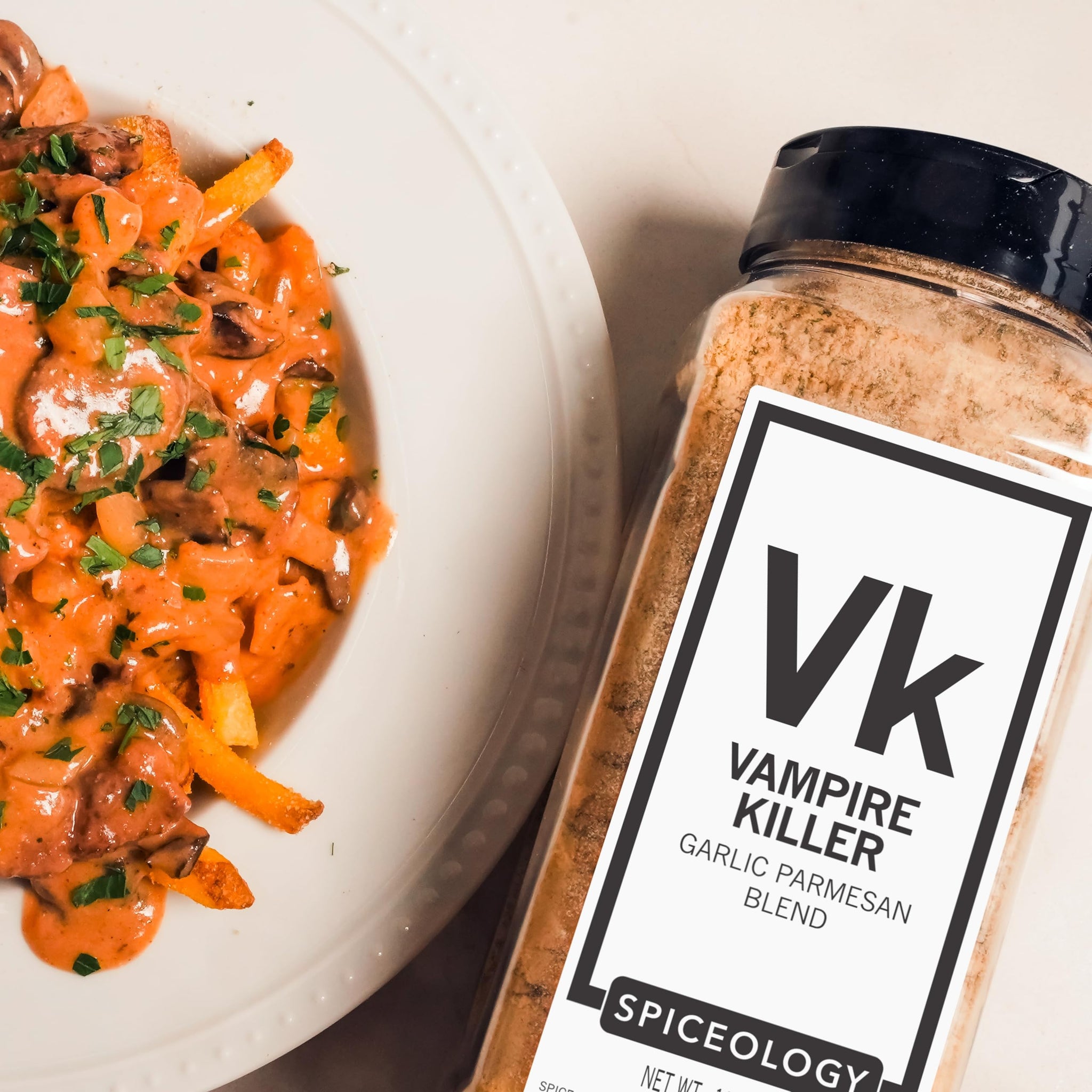 Spiceology & Hell's Kitchen - Vampire Killer - Garlic Parmesan Spice Blend - Savory All-Purpose Seasoning - 16.4 oz