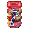 MENTOS SUGAR-FREE CHEWING GUM, RED FRUIT LIME, 50 PIECE BOTTLE