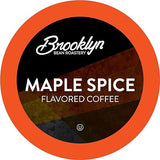 Brooklyn Beans Roastery Coffee Pods, Fall Maple Spice Flavored - Compatible with Keurig K Cup Brewers Including 2.0 Machines, 40 Count