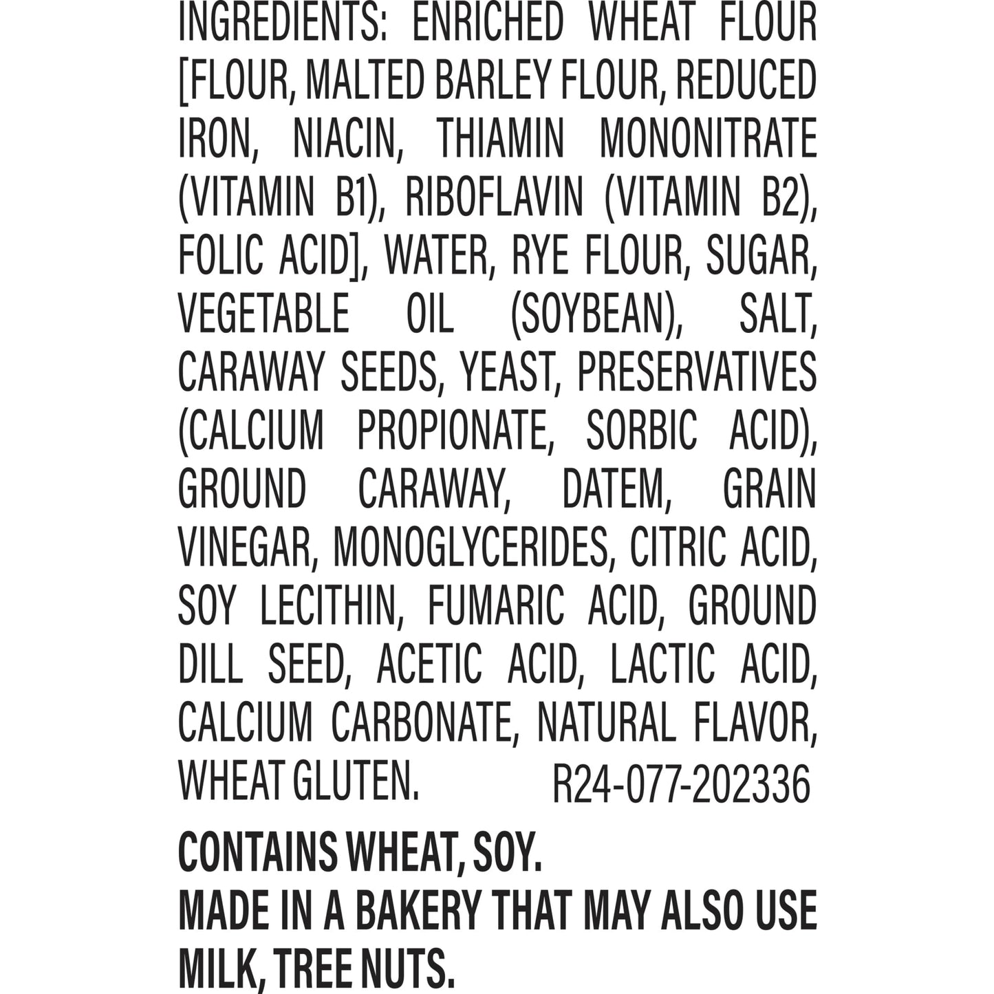 Levy's Seeded Rye Bread, Rye Bread, 16 oz Bag