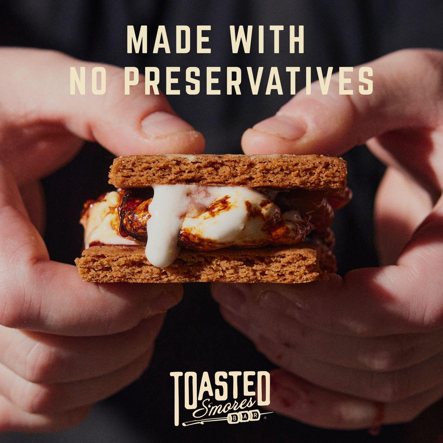 Toasted S'mores Bar Winter Mint Artisan S'mores Kit, Contains Dark Mint Chocolate Squares, Spiced Graham Crackers, and Vanilla Marshmallows, Pack of 4